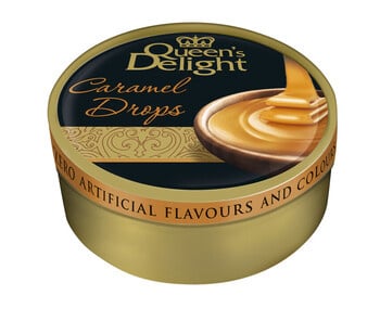 Queens's Delight - Karamel Lakritzs 150 Gram 10 Stück