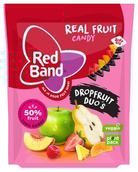 Red Band - Real Fruit Candy Duo 190 Gram 10 Stuks