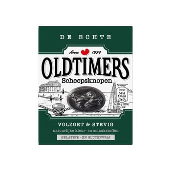 Oldtimers - Scheepsknopen 185 Gram 6 Stuks