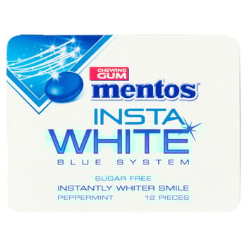 Mentos - Insta White Blue System 12 Stuks