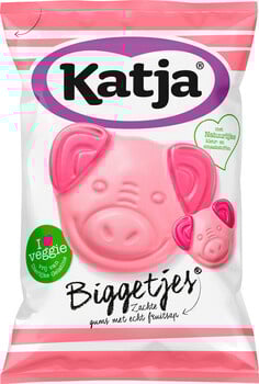 Katja - Biggetjes 125 Gram 22 Stuks