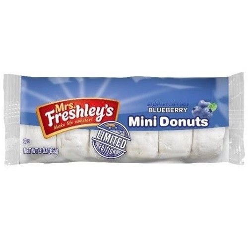 Mrs Freshley's, Blueberry, Donuts,
