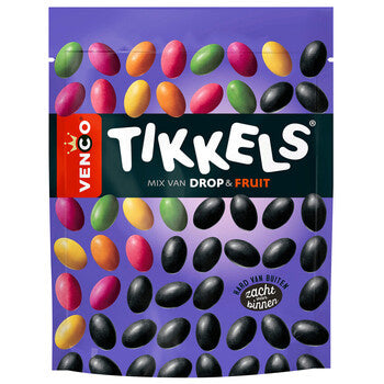 Venco - Tikkels Lakritzfruit 235 Gram 10 Stück