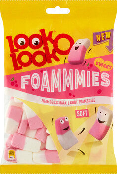 Look O Look - Foammies Raspberry 180 Gram 12 Stuks