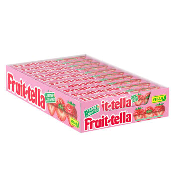 Fruit-Tella - Aardbei Vegan 20 Pièces