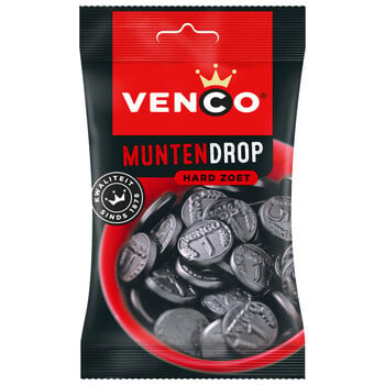 Venco - Muntenliquorice 120 Gram 12 Pieces