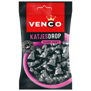 Venco - Katjesliquorice 120 Gram 12 Pieces