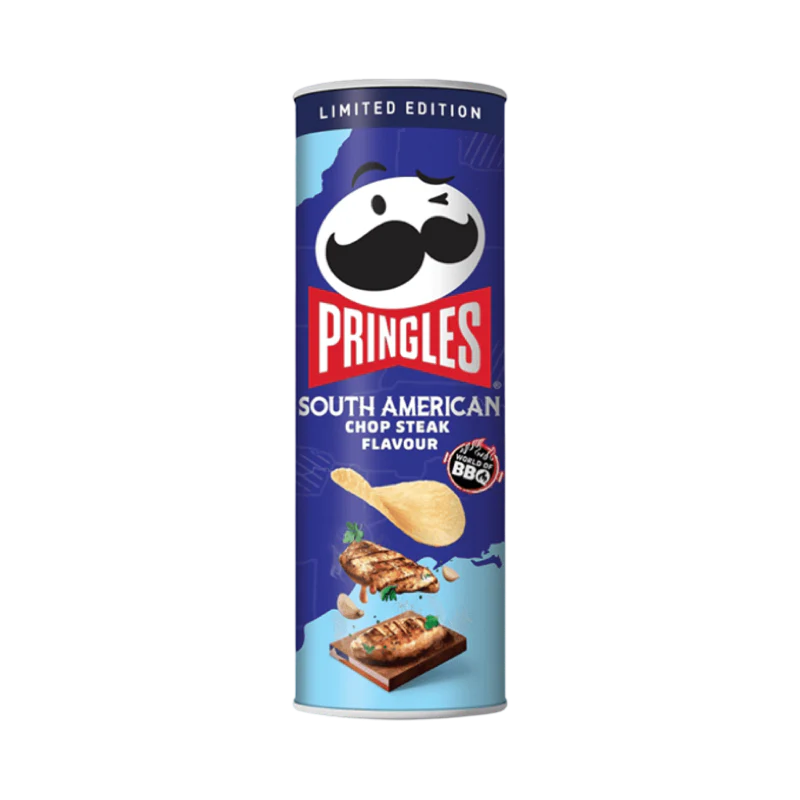 Pringles - Geschmacksrichtung Südamerikanisches Steak 100 Gramm