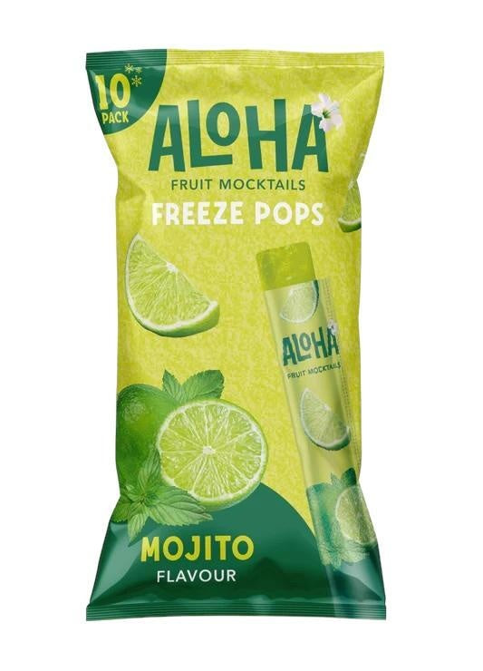 Aloha Mocktail - Mojito Freeze Pops 10-Pack