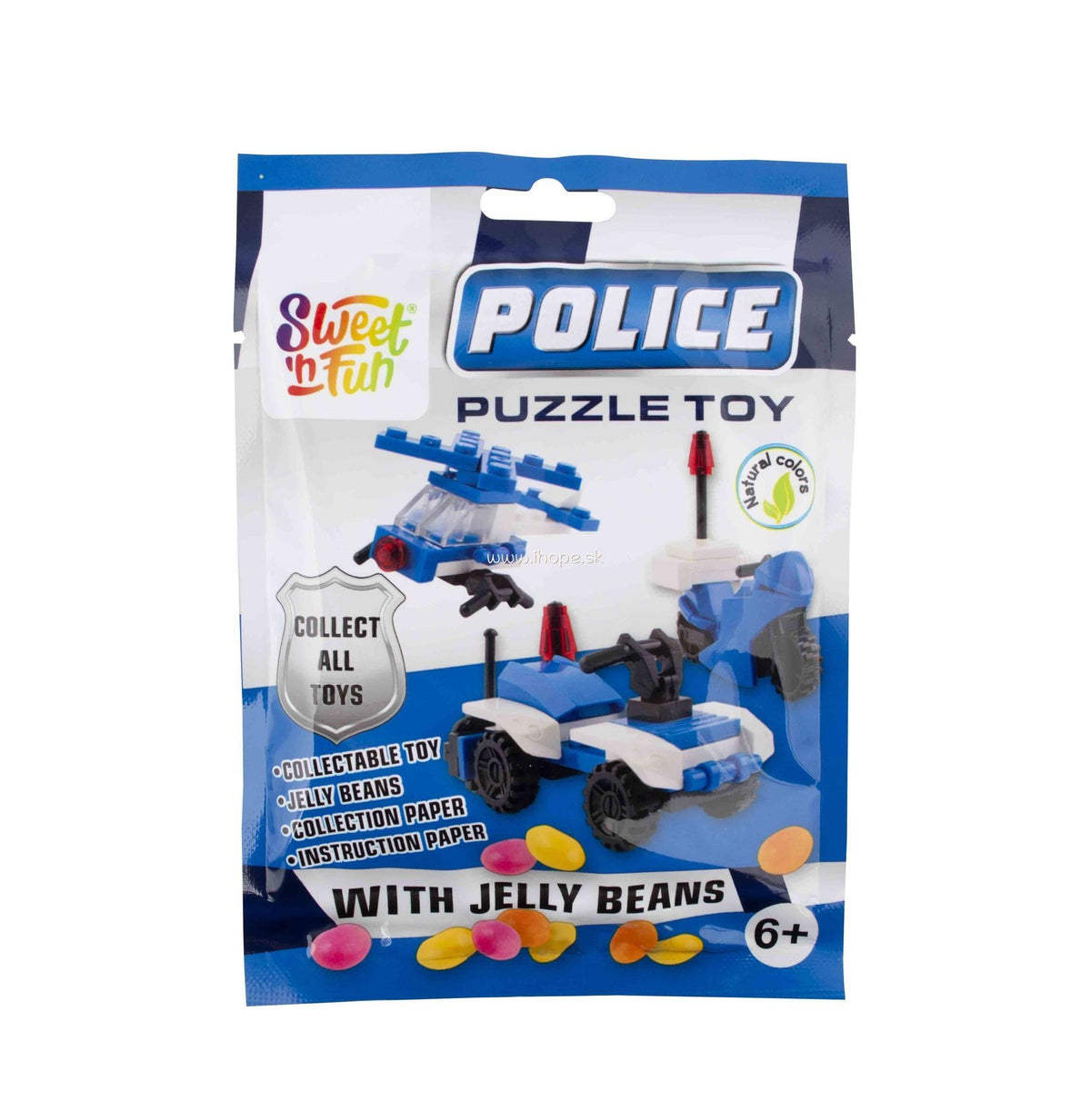 Polizei-Puzzle-Spielzeug-Süßigkeiten 5 Gramm