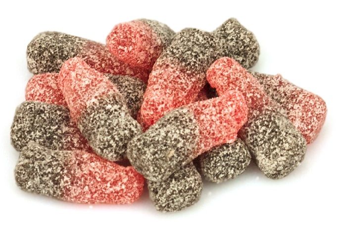 Astra Sour - Kirsch-Cola-Flaschen 250 Gramm