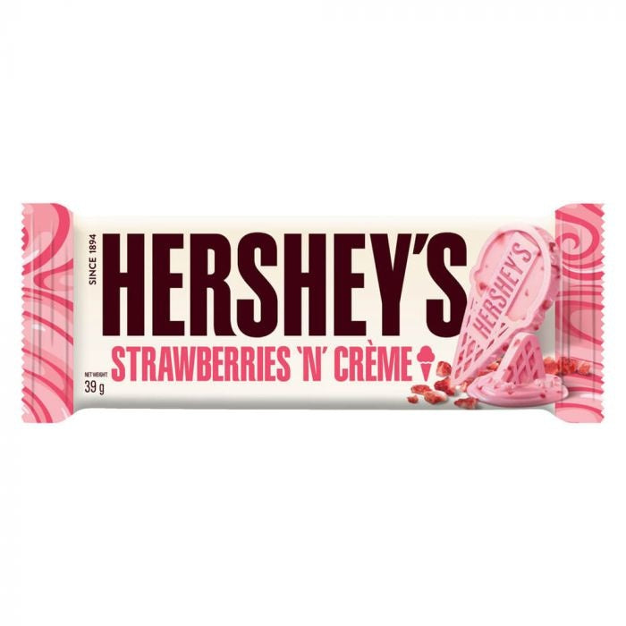 Hershey's - Erdbeer-Sahne-Riegel, 39 Gramm