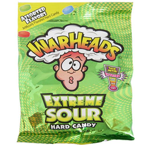 Warheads Extreme Sour Hard Candy 56 Gram