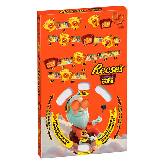 Reese's - Miniature Cups With Pretzels Advent Calendar 236  Gram