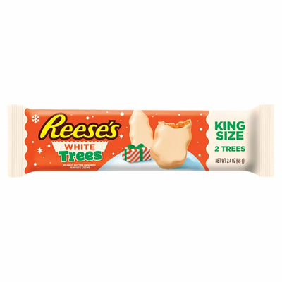 Reese's - 2 Weiße Schokoladen- und Erdnussbutterbäume, King Size, 68 Gramm