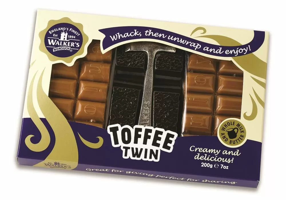 Walker's - Caramel mou Nonsuch, paquet de deux marteaux, 200 grammes