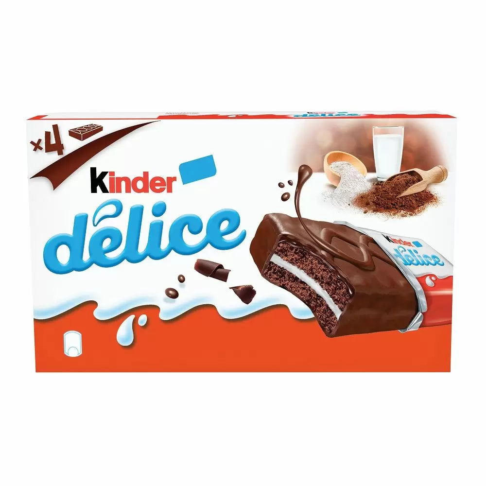 Kinder - Delice Cake Bars 4 Pack 156 Gram