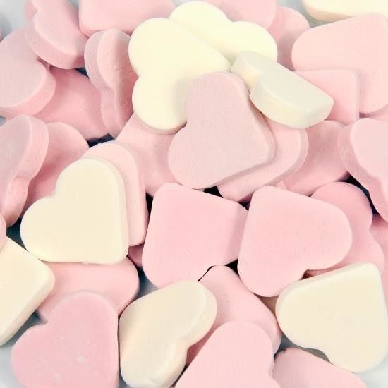 Cœurs de fruits géants blancs et roses Fortuin 250 grammes