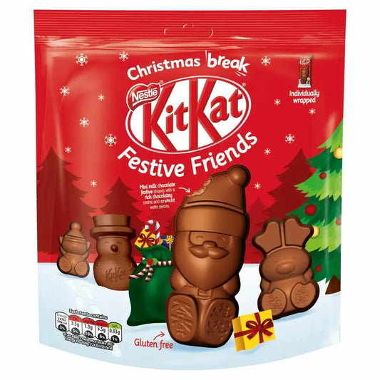 Kit Kat - Festive Friends Milk Chocolate Sharing Bag 220 Gram