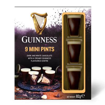 Guinness - Mini-pintes de chocolat, boîte de 82 grammes