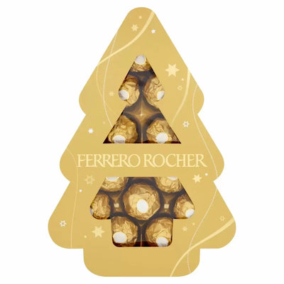 Ferrero Rocher – Weihnachtsgeschenkbox mit 12 Pralinen (150 Gramm)