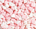Fortune - Cœurs de menthe poivrée rose et blanche 250 grammes