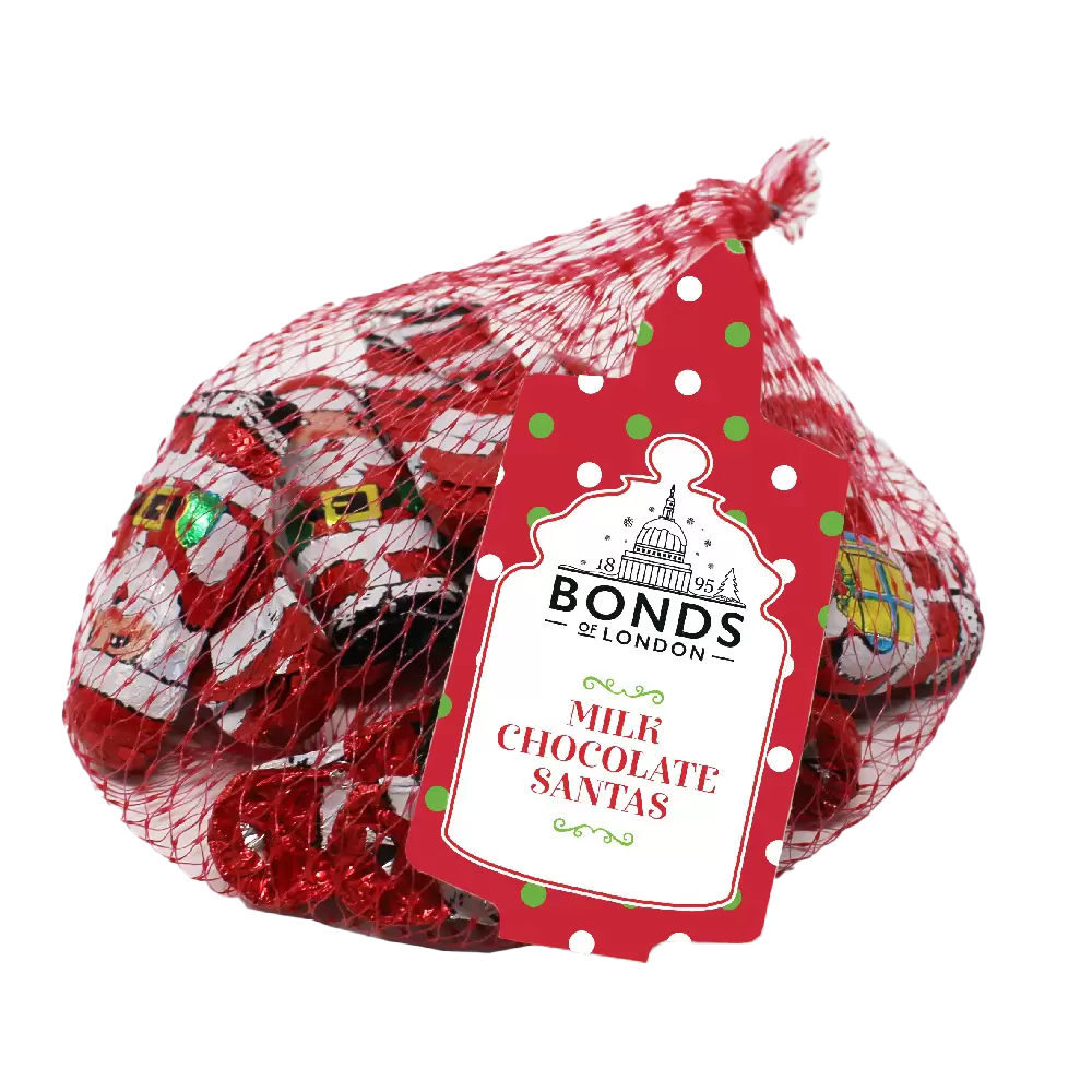 Net Of Creme Filled Milk Chocolate Santas 60 Gram