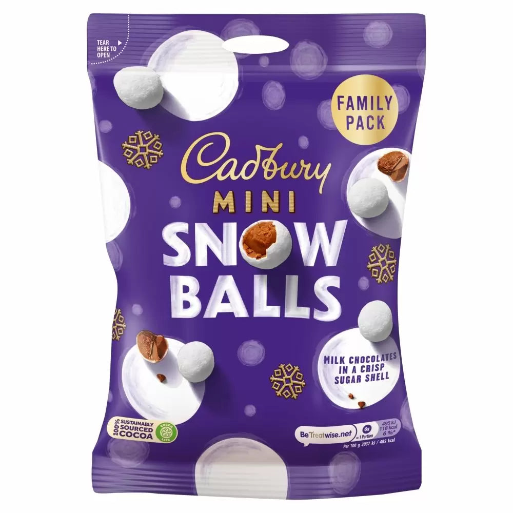 Cadbury - Mini Boules de Neige 296 grammes