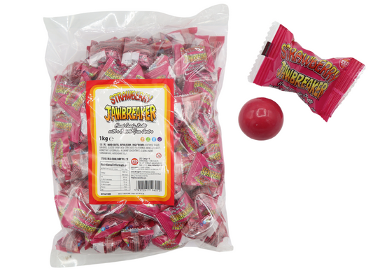 Zed Candy - Strawberry Jawbreaker Bag 1 Kilo (Halal)
