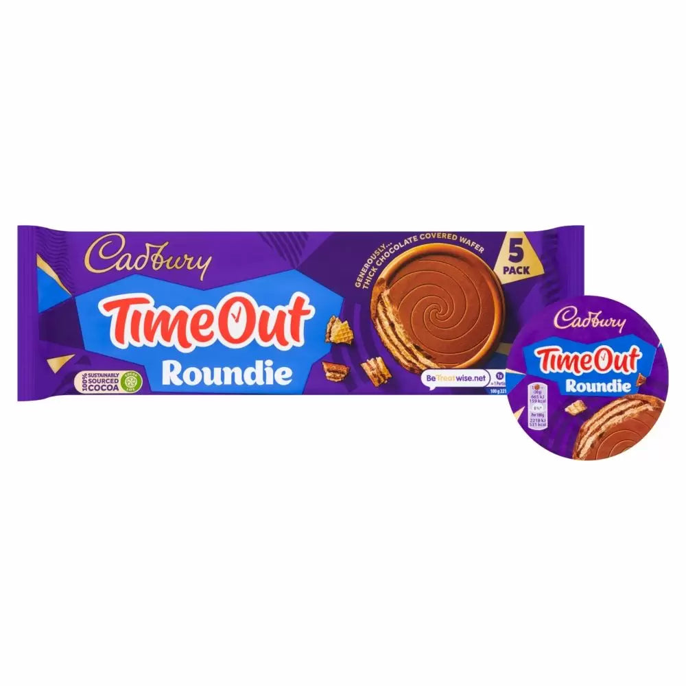 Cadbury - Time Out Roundie Packung 150 Gramm