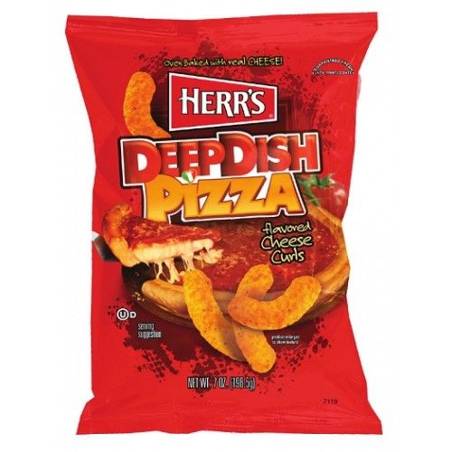 Herr's Deep Dish Pizza Curls 199 Gram