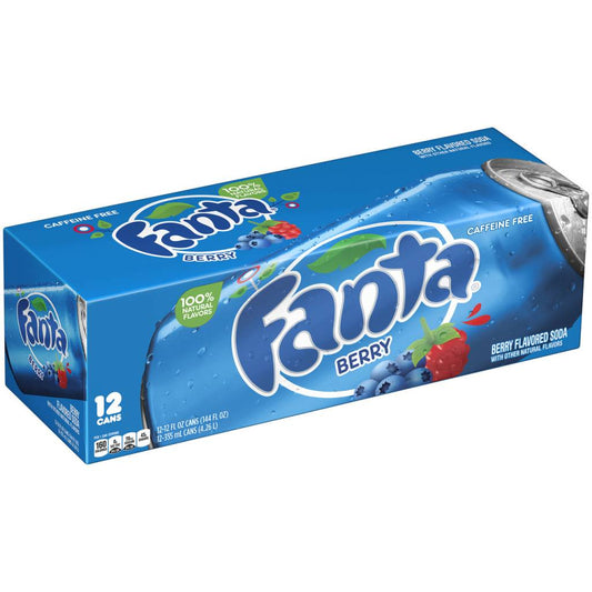 Fanta - Berry 355ml 12 Blikjes