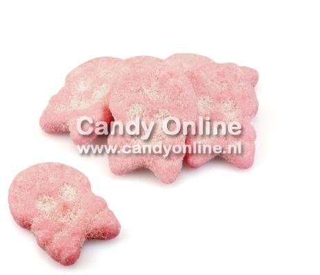 Bubs - Foam Raspberry Skulls 1 Kilo