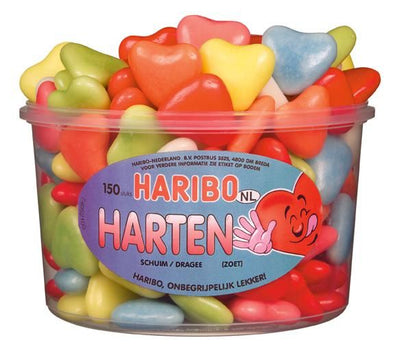 haribo snoephartjes, haribo harten, snoep harten, hartjes snoep, bestellen, online, kopen, webwinkel