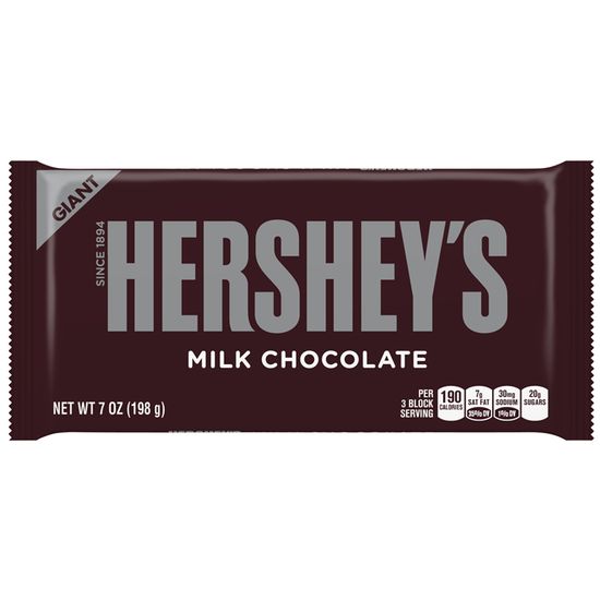 Hershey's Milchschokoladen-Riesentafel 198 Gramm