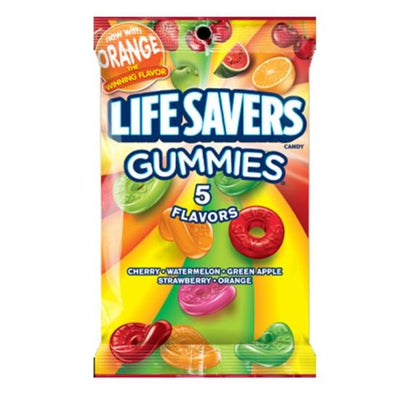 Lifesavers Gummies, 5 Geschmacksrichtungen, Beutel mit Aufhängung, 198 Gramm