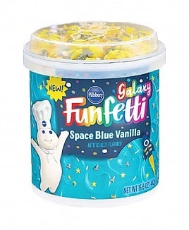 Pillsbury - Funfetti Galaxy Space Blue Vanille-Zuckerguss 422 Gramm