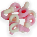 Zuckerschnuller, weiß/rosa, 1 kg