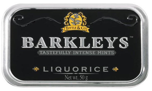 Barkleys Tin Liquorice 50 Gram