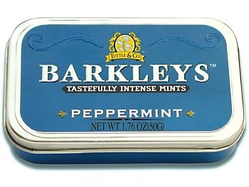Barkleys Tin Peppermint 50 Gram