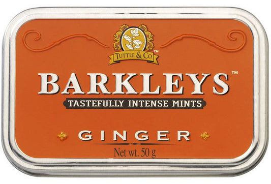 Barkleys Tin Ginger 50 Gram