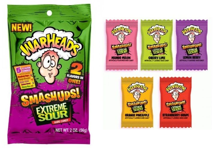 Warheads Extreme SmashUps Hard Candy 56 Gram