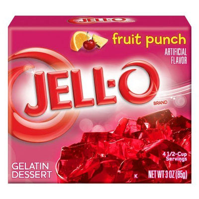 Jell-O - Gelée Punch aux Fruits 85 grammes