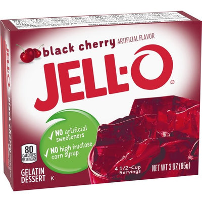 Jell-O - Cerise noire 85 grammes