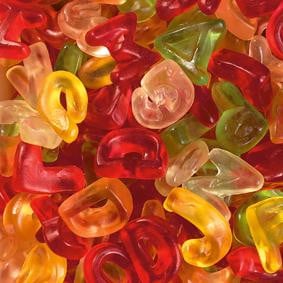 Haribo Zahlen und Buchstaben, 250 Gramm