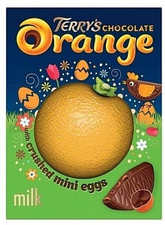 Terrys - Milchschokoladen-Osterkugel mit Orange, 152 Gramm