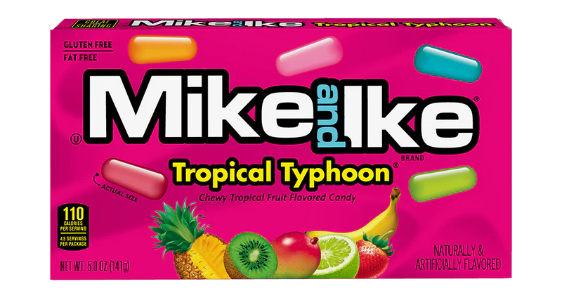 Mike and Ike - Tropical Typhoon 120 Gram