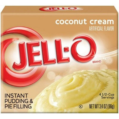 Jell-O - Préparation instantanée pour pouding à la crème de noix de coco 96 grammes