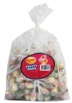 Candyman Fruit Lollies 175 Stuks