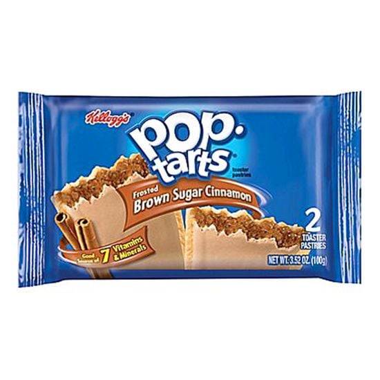 Kellogg's - Pop-Tarts - Zuckerguss-Zimt mit braunem Zucker, 104 Gramm